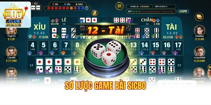 Sicbo Hitclub – Trò Chơi Xúc Xắc Hấp Dẫn Không Thể Bỏ Lỡ 2 Sơ lược game bài Sicbo