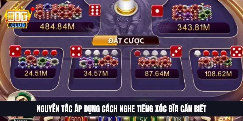 Nguyên tắc áp dụng cách nghe tiếng xóc đĩa cần biết