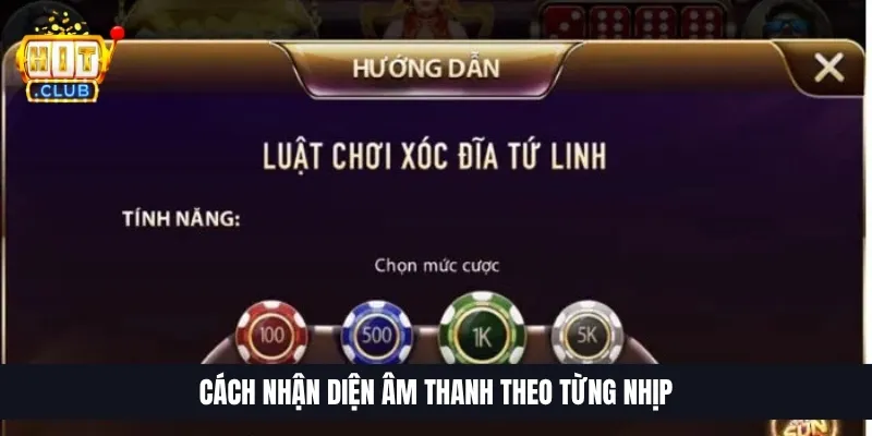 Cách nhận diện âm thanh theo từng nhịp